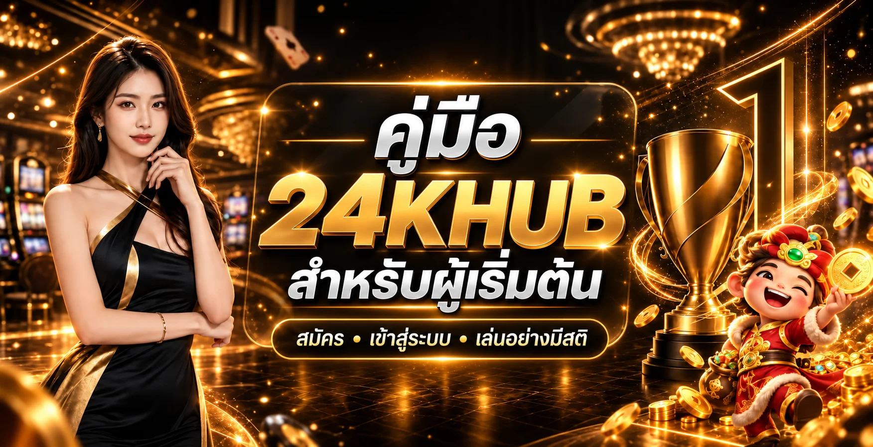 24KHUB คู่มือเริ่มต้น สมัคร เข้าสู่ระบบ เล่นอย่างมีสติ